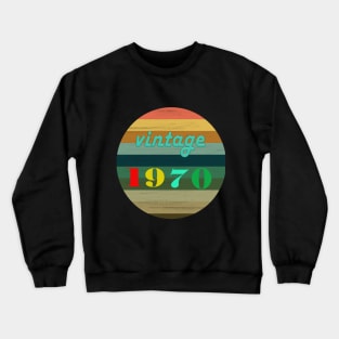 Vintage 1970 Christmas T-Shirt Happy 50th Birthday Gift Crewneck Sweatshirt